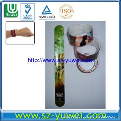 High Quality Silicon Snap Slap Band for Wholesale